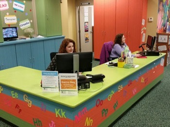 Staff at Children's Desk